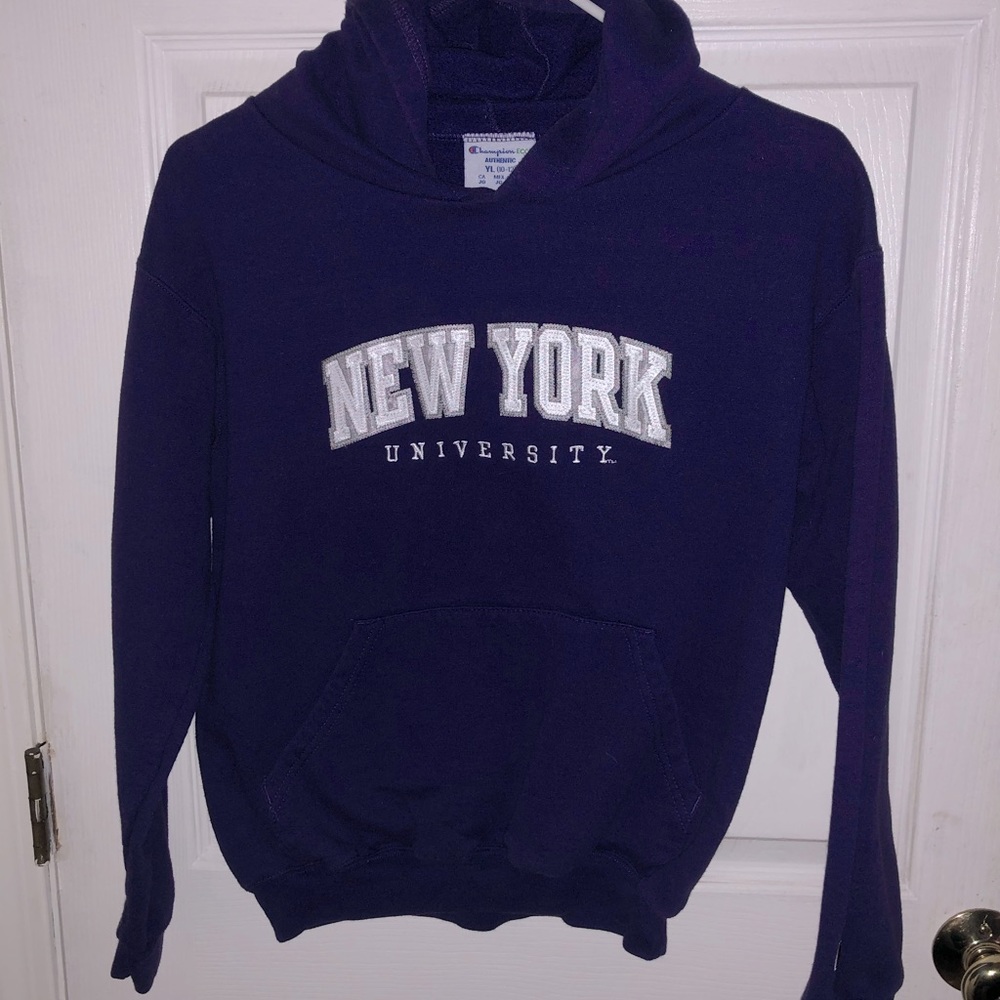 NYU Hoodie Dark Purple